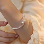 Elegant French Vintage-inspired Faux Pearl Bracelet For Women - Chic & Simple Design Perfect For Casual Attire Or Gifting