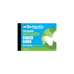 Pen Carbon Book A6 Duplicate Order Butterfly