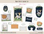 Cot Duvet Bedding Navy Dotty Safari Set