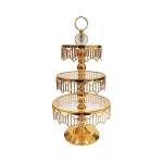 3 Tier Cupcake Stand Gold