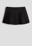 Keith Haring X : Pleated Twill Skirt - Black