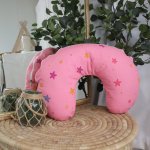 Feeding Pillow Cover Cutesie Unicorn Rainbow And Star