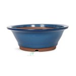 Japanese Namako Glazed Round Containers - Extra Large 325 D X 115MM H