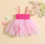 Pink Tulle Dress With Adjustable Straps