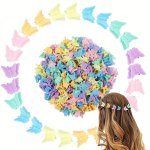 100PCS Butterfly MINI Hair Clip Plastic Bangs Hair Claw Clip Ponytail Clip Children's Girls Hair Accessories Ideal Choice For Gi