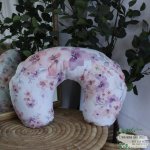 Feeding Pillow Cover Duck Egg And Lilac Ellie