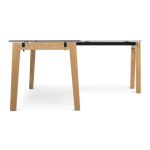 @home Brussels Corner Office Desk Walnut