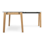 @home Brussels Corner Office Desk Walnut