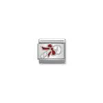 Composable Classic Link Candy Cane In Silver