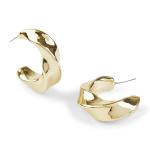 Goldair Gold Minimalistic Hoop Earrings