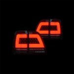 Toyota Land Cruiser 100 Series Bushdoof Blacked Out LED Tail Lights Pair For