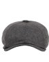 Beret Irish Style Fuller Fit Cotton Blend Hat Grey Peak Cap