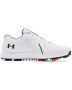 Men's Ua Charged Draw Rst Wide E Golf Shoes - White / 10