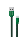 Funki Fast Charger 1.2M Type C - One Size Green