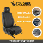 Toyota Landcruiser Tougher Canvas Seat Covers 79 Series Single & Double Cab