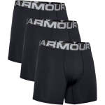 Under Armour Mens Charged Cotton 6" Boxerjock In Black - Black XS