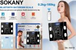 Sokany Bluetoot Bathroom Scale Digital Bathroom Weighing Scale