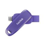 SanDisk Phone Drive USB Type-c usb Type-a Devices 100MB S 512GB - Purple Opulence Color SDDDC6-512G-G46PO