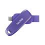 SanDisk Phone Drive USB Type-c/usb Type-a Devices 100MB/S 512GB - Purple Opulence Color SDDDC6-512G-G46PO
