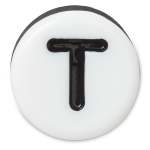 Tiny Friendship Letter T Jibbitz - Multi Osfa