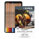 Lyra Rembrandt Polycolour Pencils In Metal Box 12-PIECE