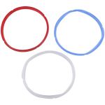 Silicone Sealing Ring Fits 5 Or 6 Quart Red Blue White Pack Of 3