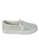 Ladies Savoy Tmt Vulcanised Slip On - 9 Silver