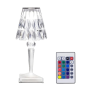 Rechargeable Remote Control Modern Nightstand Lamp