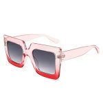 Feisedy Oversized Square Sunglasses For Women Fashion Shades Luxury Big Sun Glasses UV400 Protection B2380
