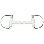 Happy Mouth King Dee Shaped Mullen Mouth Horse Bits 5 Silver
