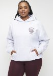 Cotton On Plus Plush Premium Graphic Hoodie - Cloudy Grey Marle heritage Wellness Club
