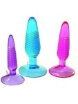 Twirly Trio Set Butt Plugs