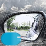 2PCS Car Anti-rain Clear Film Rear Lenses Protection Nozzle Waterproof Film Car Sticker Fittings 100X145MM 3.9 5.7INCHES