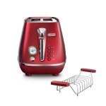 Delonghi Distinta Flair 2 Slice Toaster Glamour Red CTI2103.R