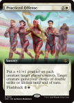 Practiced Offense Extended Art Secrets Of Strixhaven - Damaged Foil
