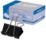 41MM Foldback Clips Black - Box Of 12
