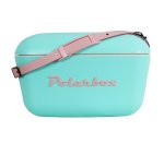Polar Cooler Box Turq W pink Strap 20L