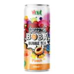Vinut Boba Bubble Tea Peach Flavour 320ML
