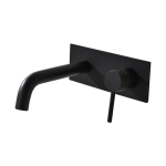 B Series - Wall Mounted Mixer And Backplate Blackened Brass