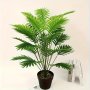 Giant Artificial Tropical Palm Leaf - Versatile For Indoor & Outdoor Decor Perfect For Parties Easter Thanksgiving Mother's Day Father's Day Plastic Material No Container Included