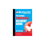 Pen Carbon Book A5 Triplicate Book Butterfly