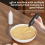 Hand Mixer Milk For Coffee Handheld Foam Maker For Lattes Electric Whisk Drink Mixer Cappuccino Frappe Matcha Hot Chocolate