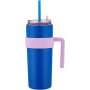 Clicks Stainless Steel Water Cup With Straw Blue 600ML