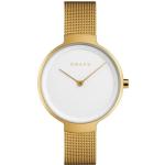Birk-gold Lds White Dial Gold Mesh Strap V231LXGIMG