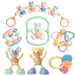 - Baby Toys And Gift Sets - 6 Rattle Grab & Play Sets With Gift Boxes