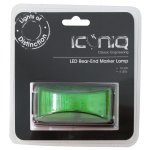 Iconiq Rectangular 6-LED Marker Light 10-30V Green Lens