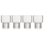 Carrol Boyes Wine Glass Set Of 4-WAVY - Onesize