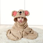 Baby Bathrobe Baby Bath Towel Absorbent Microfiber Cartoon Bath Towel Christmas halloween thanksgiving Day Gift