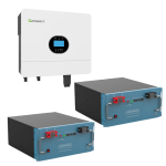 6KW Growatt Hybrid Inverter & 2 X 5.1KW Greenrich UP5000 Batteries