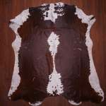 A Grade Nguni Hide 608 Brown white XL - Extra Large Brown white Panelled